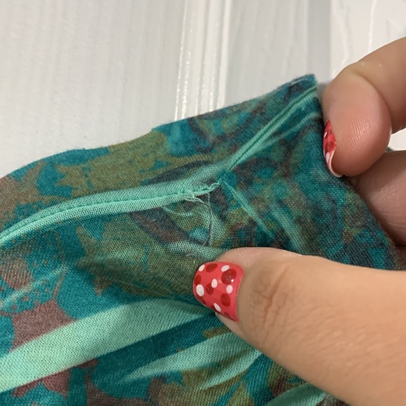 Dolman Sleeves Bleu Lounge Top - Picture 8 of 8